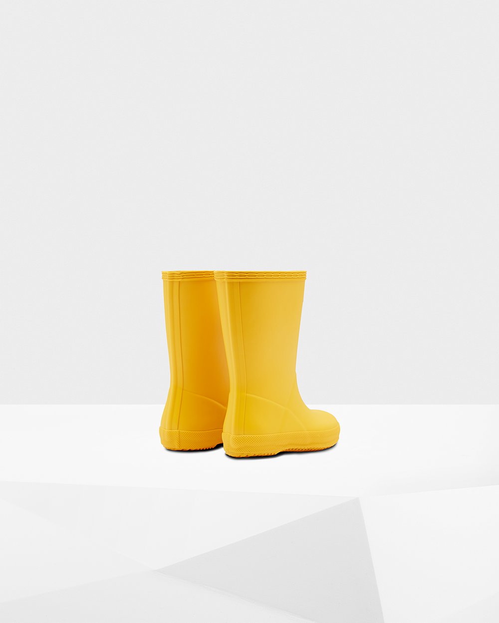 Hunter Original First Classic Rain Boots - Sale Online Kids Yellow - ZORIHU867